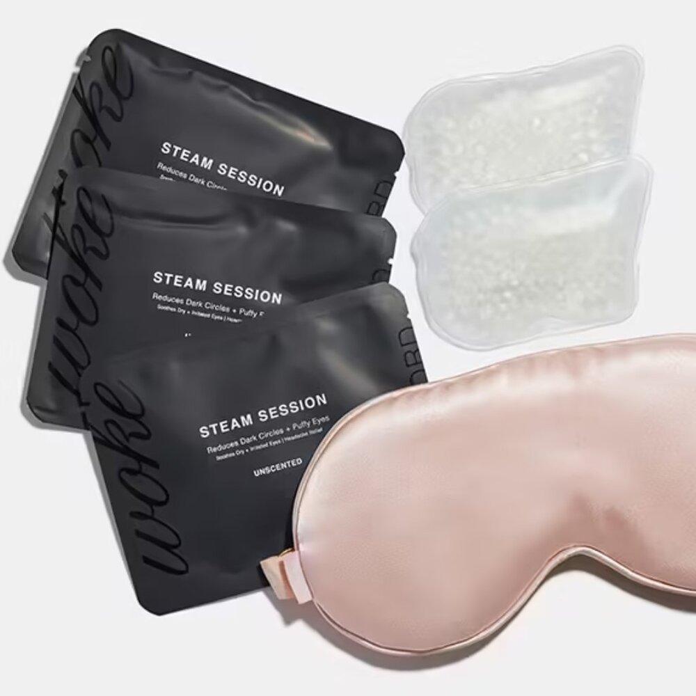 The Word Woke Cool Steam Eye Mask NEW